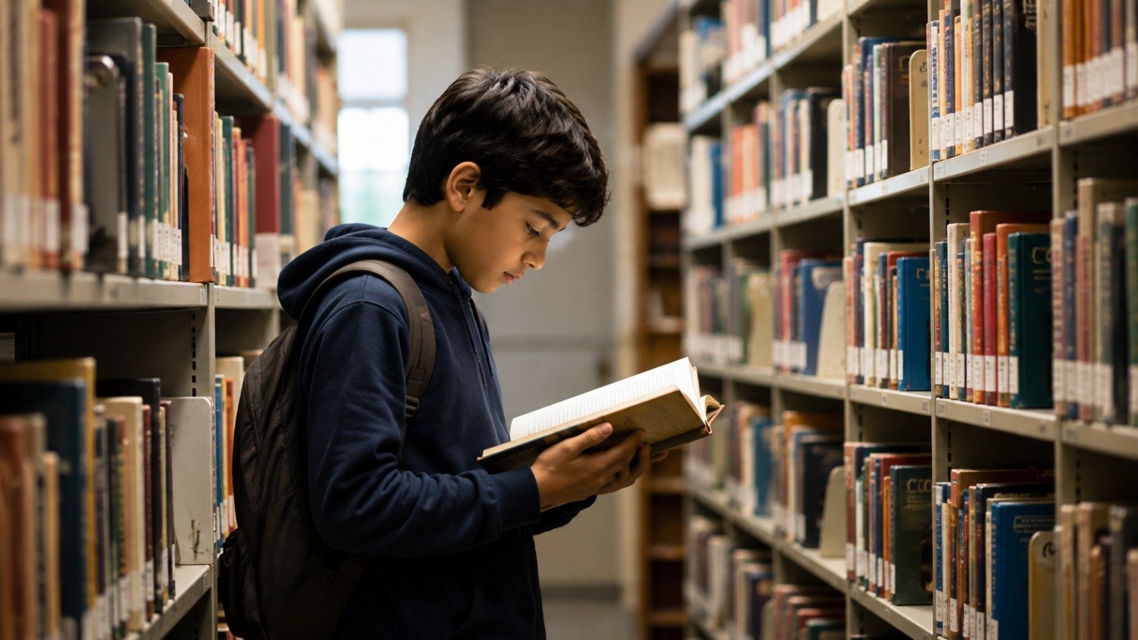 Discovery - Students in library